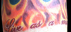 flame tattoo armband