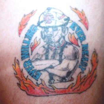 Dalmation tattoo muscles