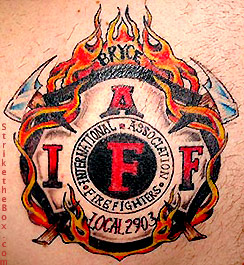 IAFF tattoo