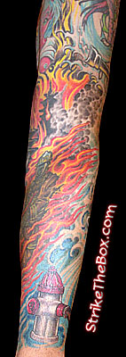 firefighter tatoo
