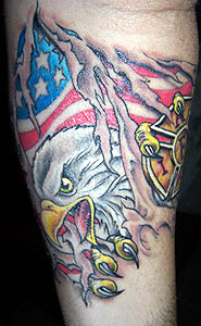 IAFF firefighter tattoo