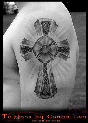 Scottish Tattoos on Celtic Cross Tattoo