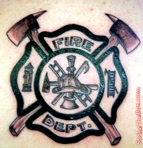 firefighter tattoo