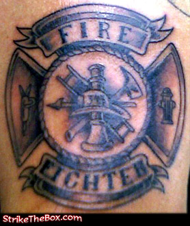 Mabank, TX firefighter maltese cross