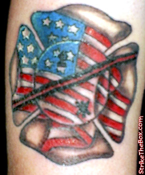 firefighter tattoo