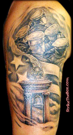 firefighter tattoo