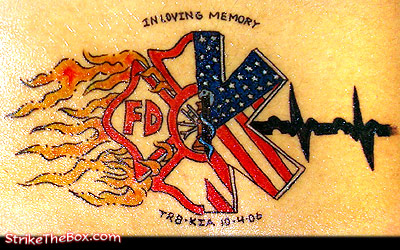 firefighter memorial tattoo