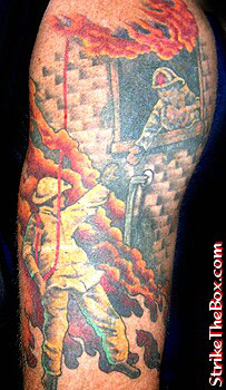 firefighter tattoo