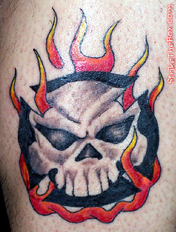 skull maltese tattoo