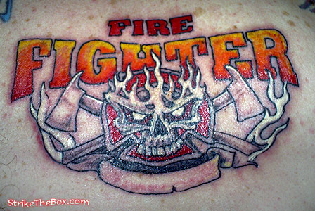 firefighter tattoo