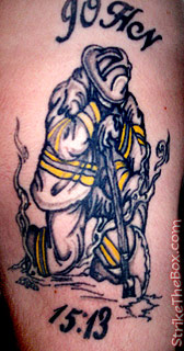 9/11 tribute tattoo 